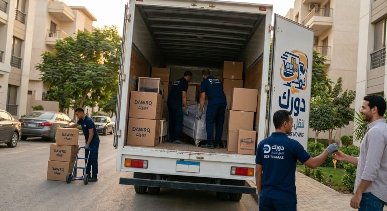 أسطول سيارات شركة دورك لنقل الاثاث